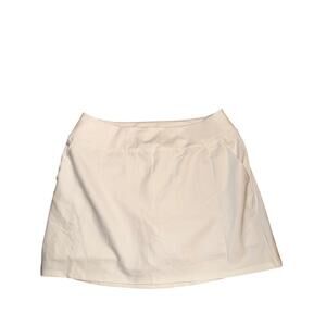 ADIDAS- NEW - golf skort skirt size XL WHITE